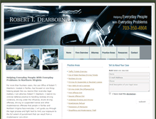 Tablet Screenshot of dearbornlawoffice.com